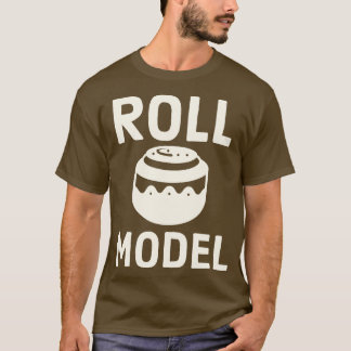 T-shirt Modèle de rouleau de cannelle pour les filles chef