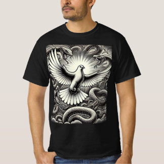 T-shirt Modèle de tatouage de la fosse de serpent de colom