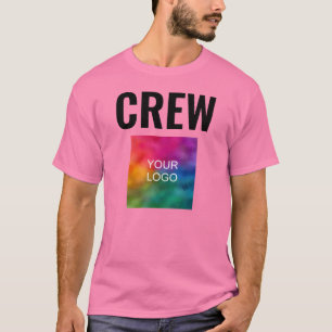 T-shirt Modèle d'équipage personnalisé à deux faces pour i
