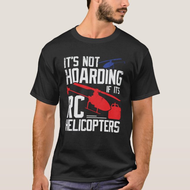 T-shirt Modèle d'hélicoptère RC pour un pilote d'hélicoptè (Devant)