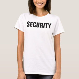 T-shirt Modèle double face femmes noir blanc sécurité