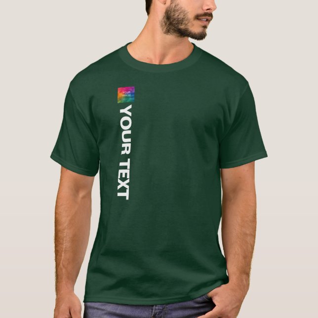 T-shirt Modèle Élégant Moderne Télécharger Photo Ou Logo M (Devant)