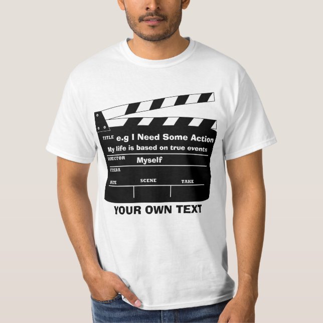 T-shirt Modèle fait sur commande de claquette (Devant)