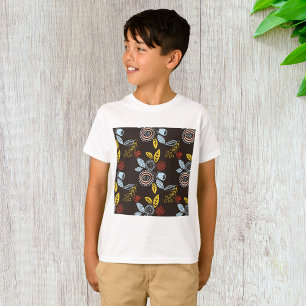 T-shirt Modèle floral rétro