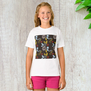 T-shirt Modèle floral rétro