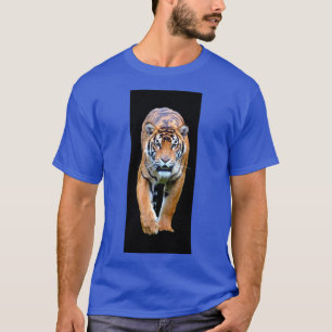 T-shirt Modèle moderne en couleur bleu profond