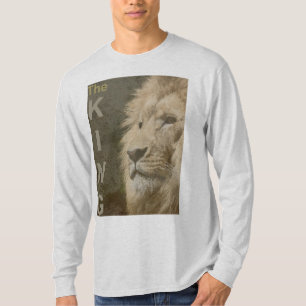 T-shirt Modèle moderne tendance tête de lion élégant Mens