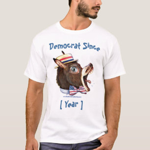 T-shirt Modèle personnalisable - Démocrate depuis
