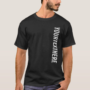 T-shirt Modèle Personnalisé Mens Moderne Grand Grand Texte