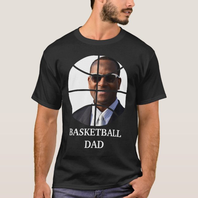 T-shirt Modèle photo de joueur de basket-ball personnalisé (Devant)