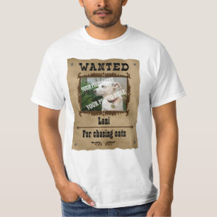 T-shirt Modèle photo occidental sauvage Recherché de