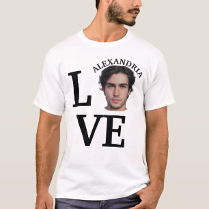 T-shirt modèle photo personnalisé moderne