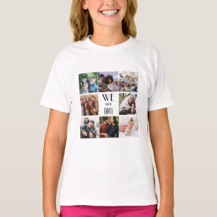T-shirt Modèle photo personnalisé "We Are Family"