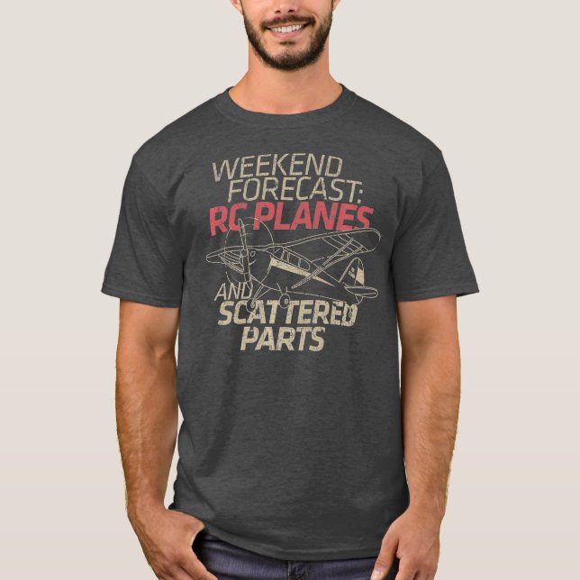 T-shirt Modèle pilote RC de la fin de semaine des cadeaux  (Devant)