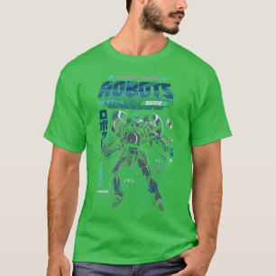 T-shirt Modèle Robot de jeu vidéo S