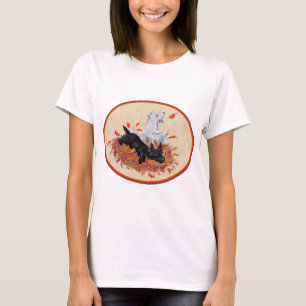 T-shirt Modèle saisonnier d'automne de Terrier Écossais