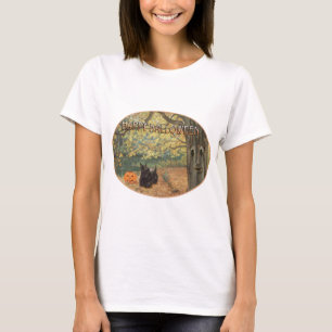 T-shirt Modèle saisonnier d'automne du Terrier Écossais