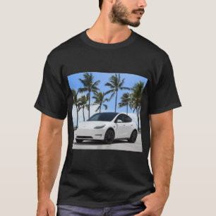 T-shirt Modèle Tesla Y Sur