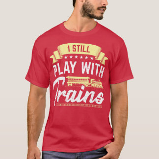 T-shirt Modèle train chemin de fer Locomotive Conducteur C