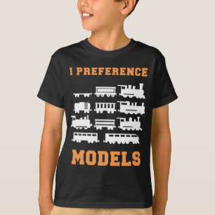 T-shirt Modèles de préférence pour le train ferroviaire Lo