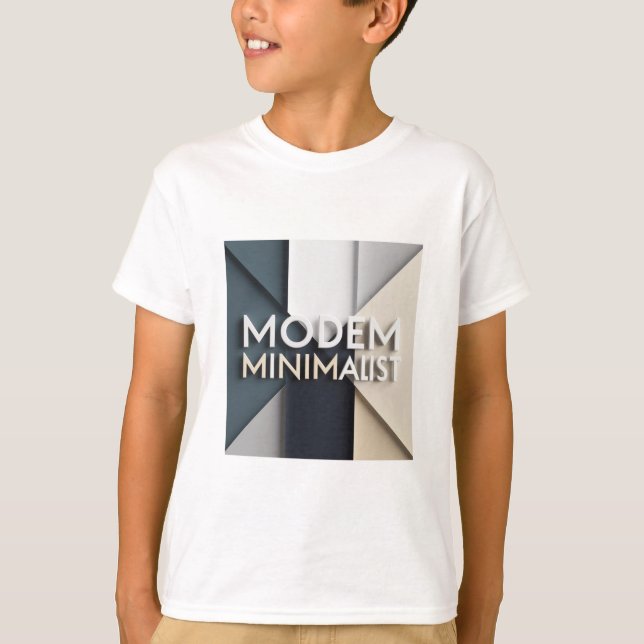T-shirt Modem Minimalist (Devant)