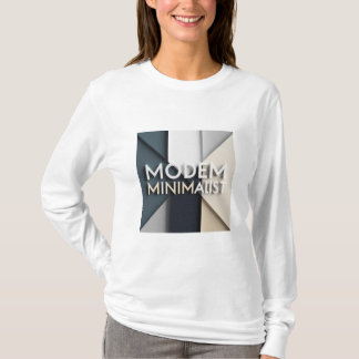 T-shirt Modem Minimalist