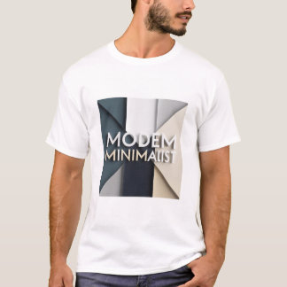 T-shirt Modem Minimalist