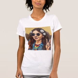 T-shirt Modern Mona Lisa Painting - da Vinci Inspired Art