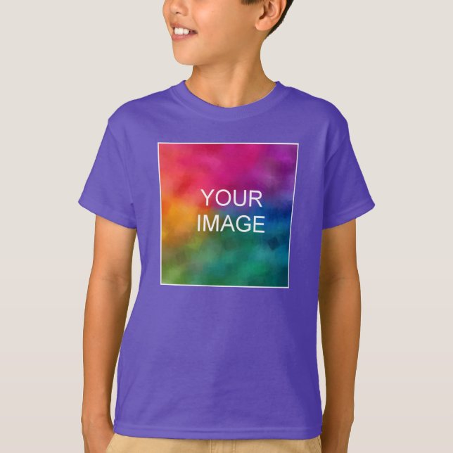 T-shirt Modern Photo Template Youth Kids Boys Buy Online (Devant)