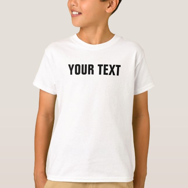 T-shirt Moderne Elegant Garçons Meilleur Cool Grosse Polic (Devant)