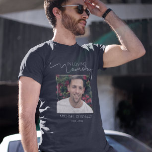 T-shirt Moderne En Souvenir   Mémorial Photo