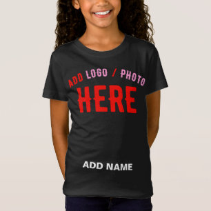 T-Shirt MODERNE ET MODERNE PERSONNALISABLE NOIR VÉRIFIÉ