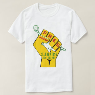T-shirt Moderne Libre En Effet JUNETEENTH