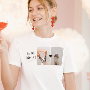 T-shirt Moderne Meilleur Fur Maman   Photo de chien