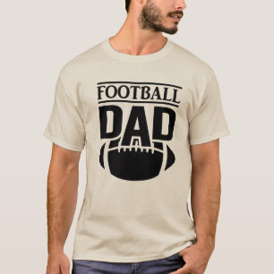 T-shirt Moderne Meilleur Papa Jamais Daddy Football