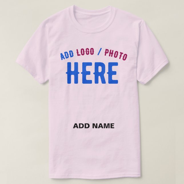 T-SHIRT MODERNE MODERNE MODERNE PÂLE ROSE VÉRIFIÉ MARQUE (Design devant)