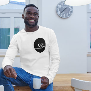 T-SHIRT MODERNE MONOCHROME MARQUE D'AFFAIRES UNIFORME NOM 