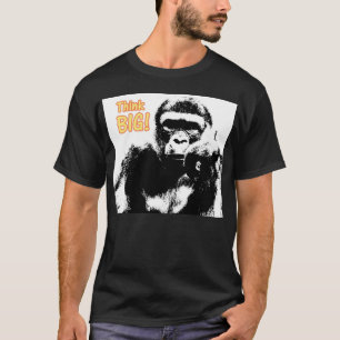 T-shirt Moderne Motivation Inspiration Citation Gorilla