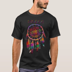 T-shirt Modoc Amérindien Rêveur coloré