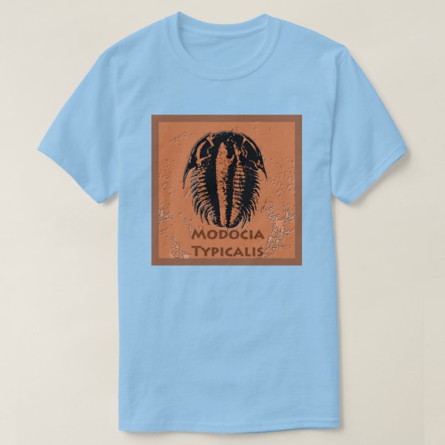 T-shirt Modocia Typicalis Fossil Trilobite (Design devant)