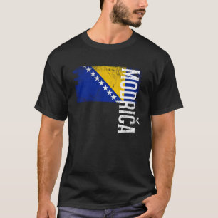 T-shirt Modrica Bosnie Drapeau Pour Hommes Bosniaques Femm