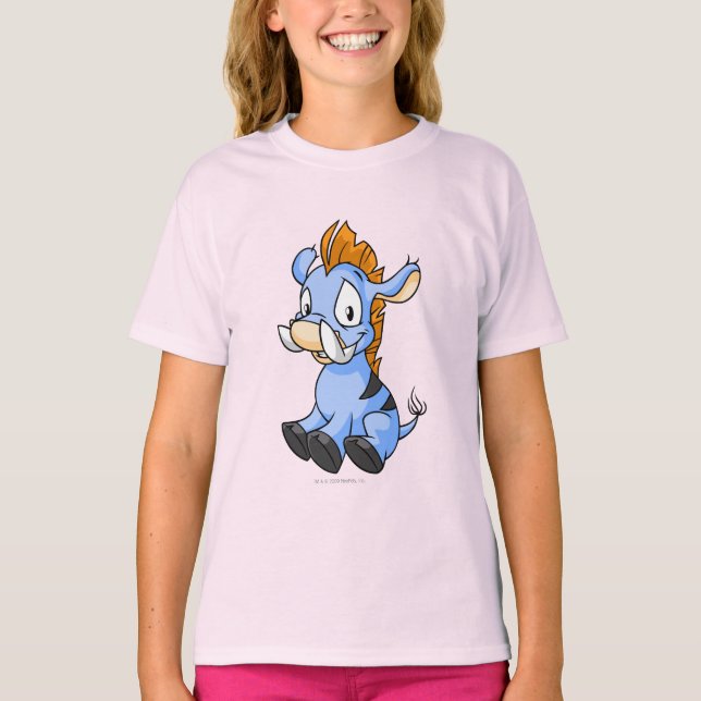 T-shirt Moehog Blue (Devant)