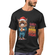 Moeur de Noël de chat grincheux