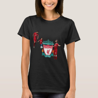 T-shirt Mohamed Salah et Liverpool.  Latte 