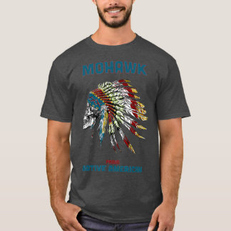 T-shirt Mohawk Amérindiens Retro Vintage