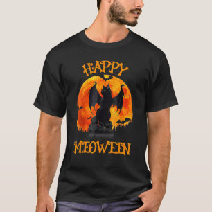 T-shirt Moi chat sorcière Meoween Halloween Animal Familie