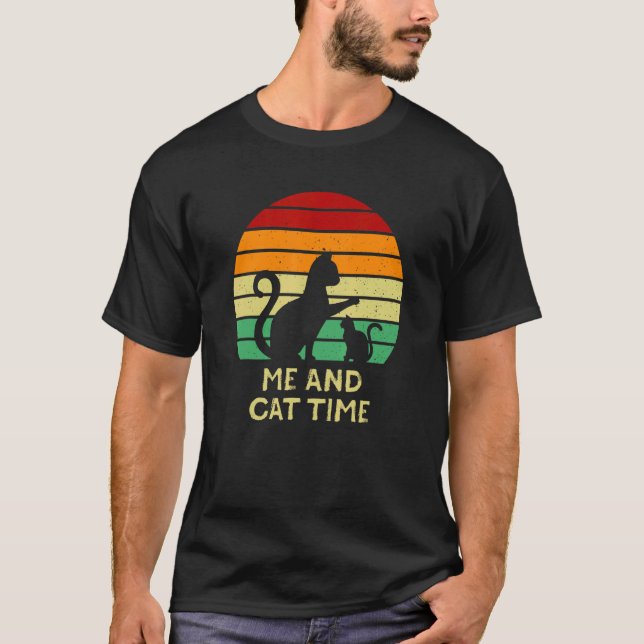 T-shirt Moi, Chat Temps Chat Hobby Kitten Pastime Chat Mam (Devant)