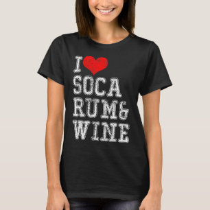 T-shirt Moi cher Soca de rhum de vin