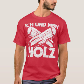 T-shirt Moi et ma chemise en bois