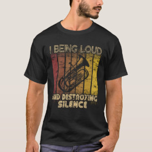 T-shirt Moi étant bruyant et détruisant le silence Euphon